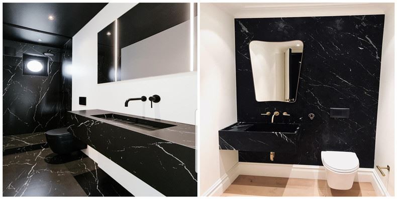 black nero marquina marble