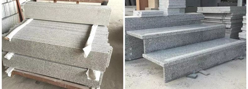 G603 Grey Granite Step Tiles