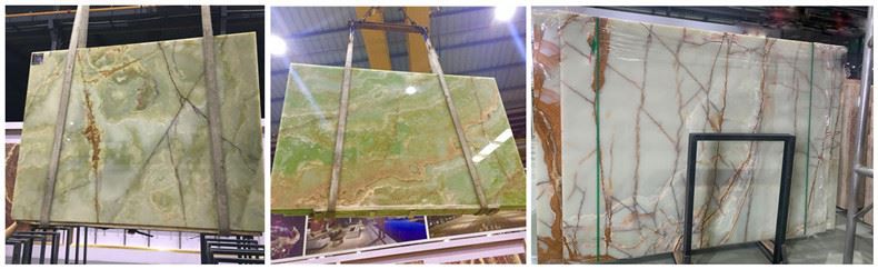 Green Onyx Stone Slab