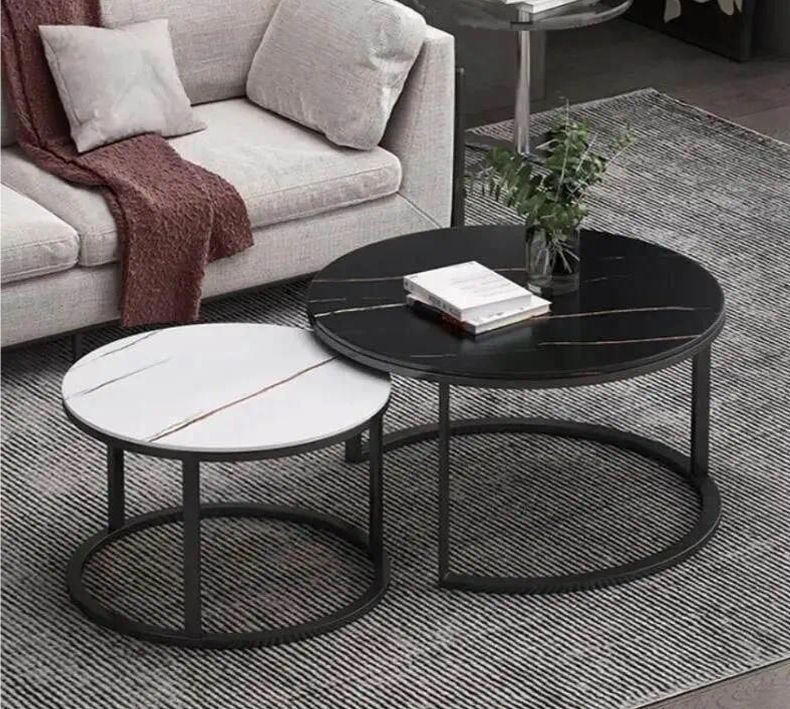Black Sintered Stone coffee table(001)