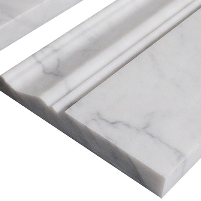 Carrara White Marble Skirting Liners board(001)