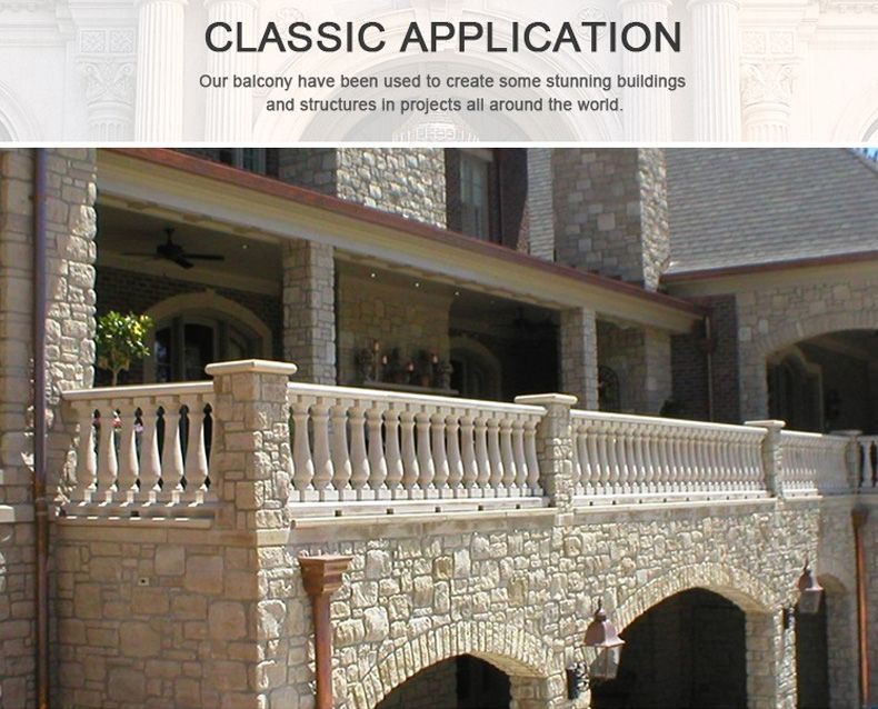 Limestone Balustrade Application(001)