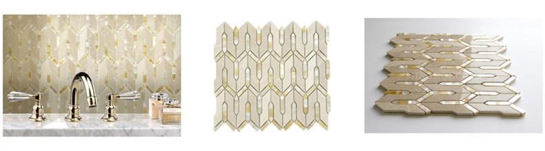 Light Yellow Mother Pearl Shell Mosaic