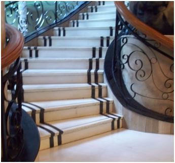 Picture 16 - Beige Spiral Staircase With Black Marble Borders