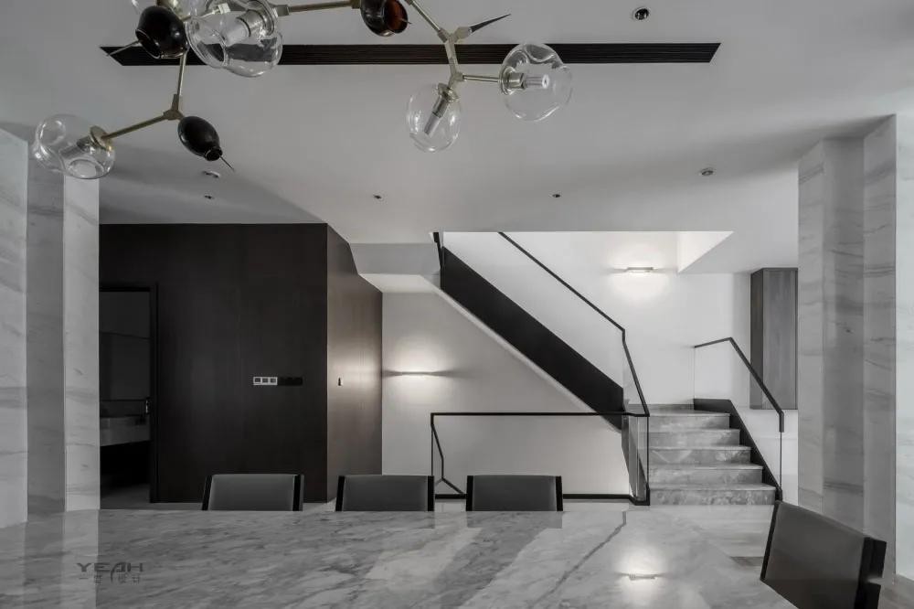 Italian Grey Marble Stairs And Flooring Tiles