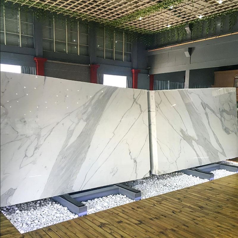 calacatta white marble