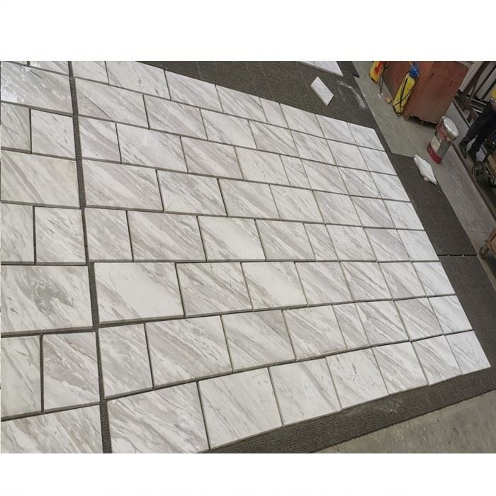 old volakas white marble tiles
