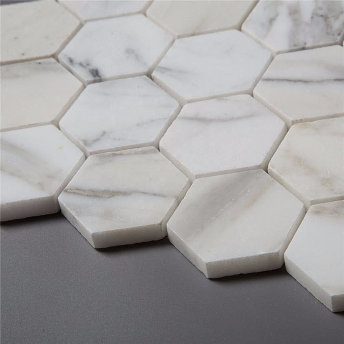 calacatta polished mosaic