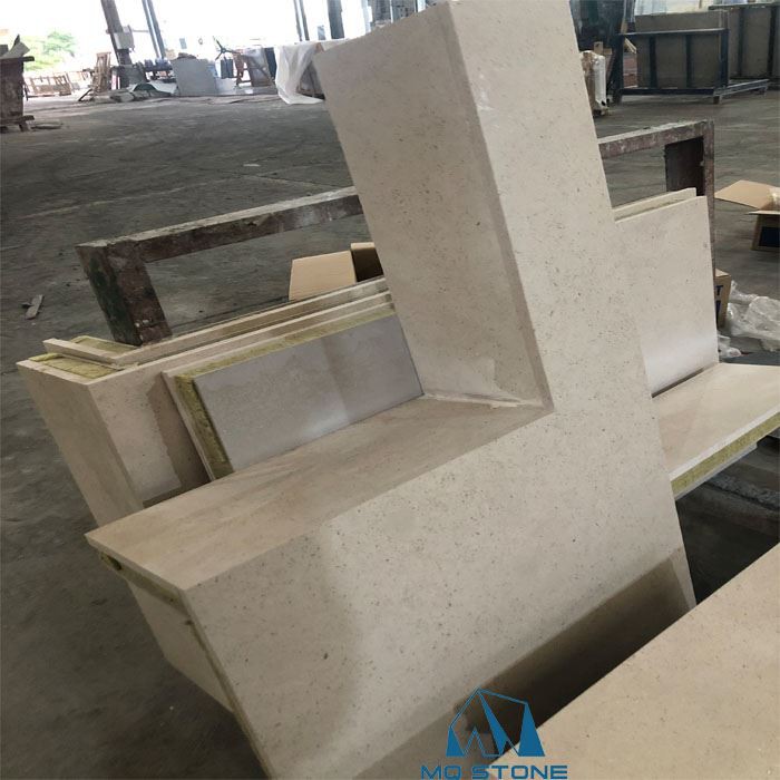 beige Limestone aluminum honeycomb tile