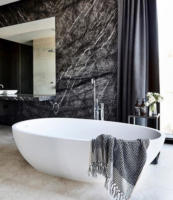 Grigio Carnico Marble Bathroom Wall Tiles