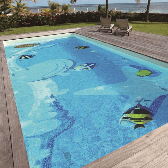 animal mosaic for swimming pool