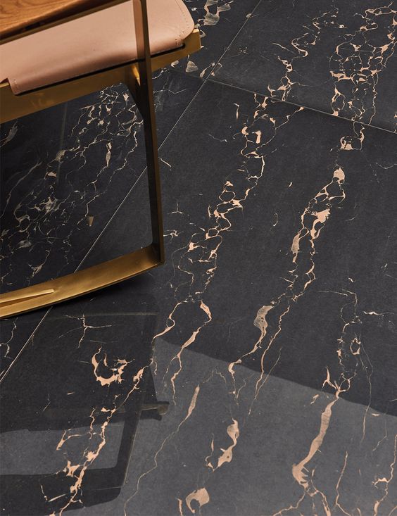 Nero Portor Marble Floor Tiles