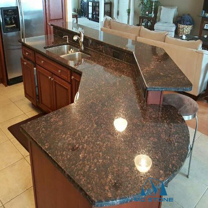 brown shade granite counterops for kitchen