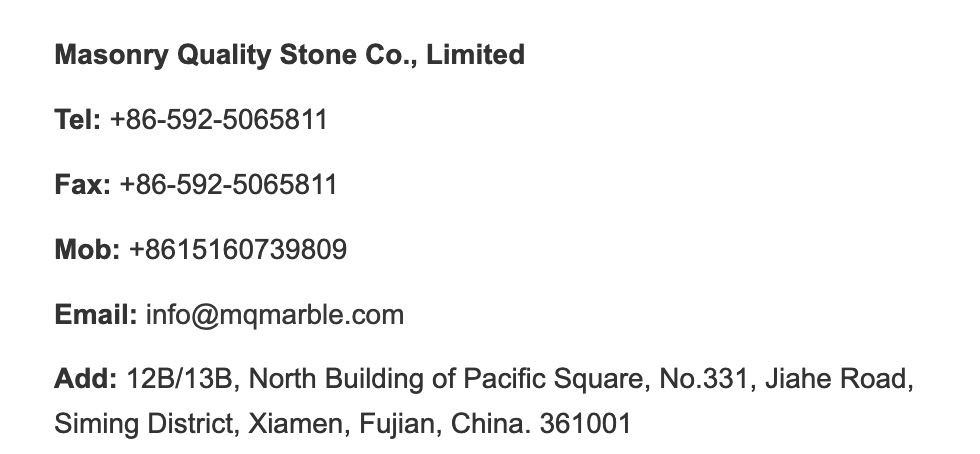 Masonry Quality Stone 