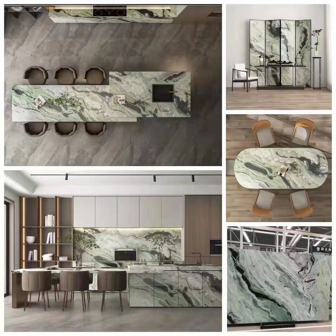Raggio Verde Marble Countertops