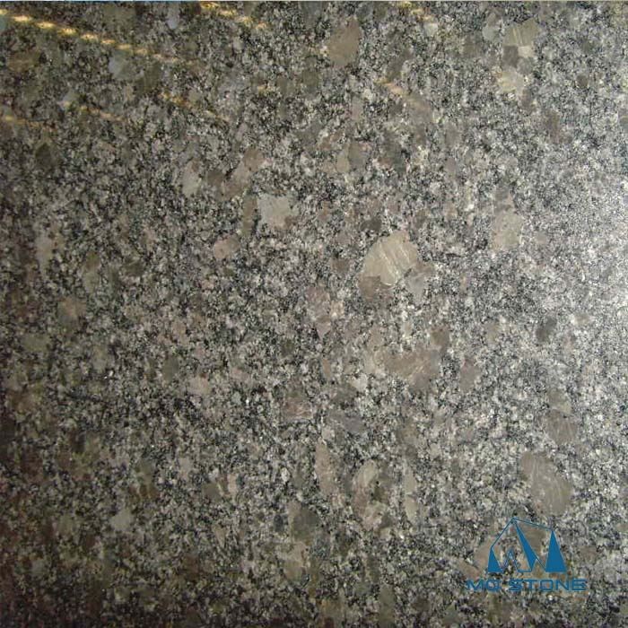 honed steel gray granite slabs