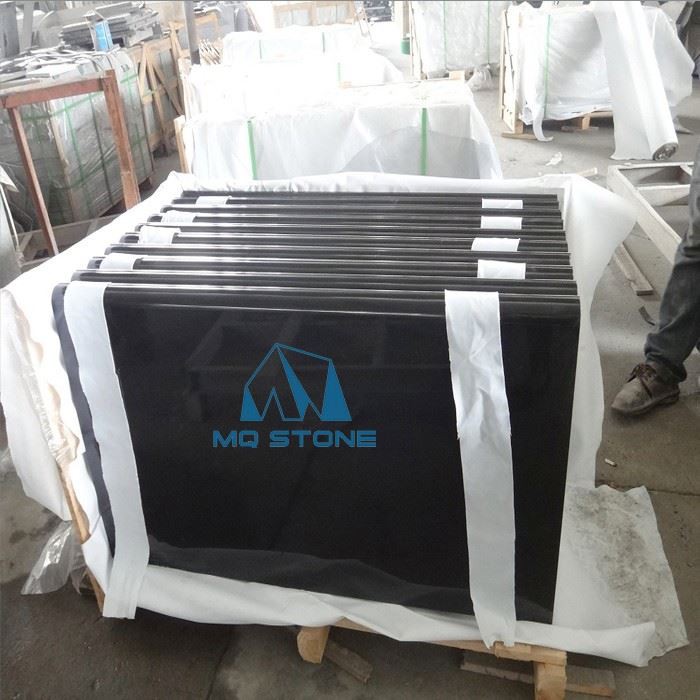 Wholesale Mongolia Black Granite tops