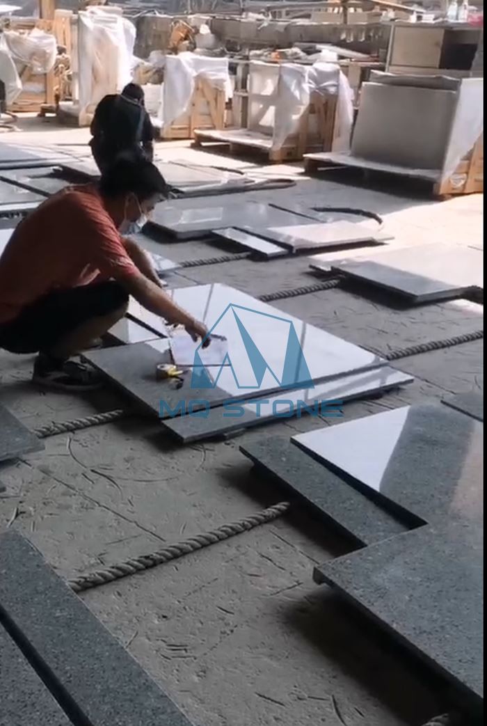 Azul Diamond Granite countertop inspection