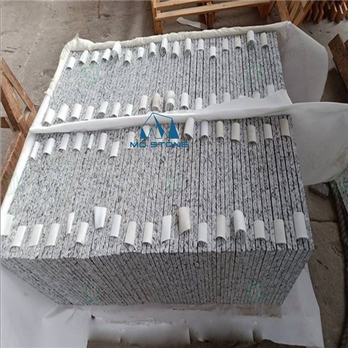 Gray granite tile packaging