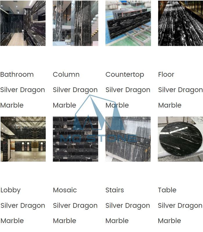 Silver Dragon Marble Application