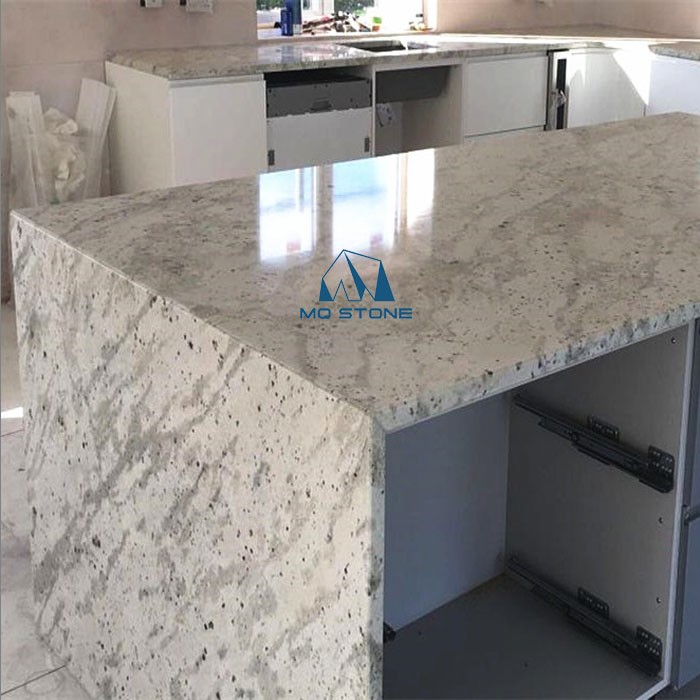 Precut white rose granite countertops