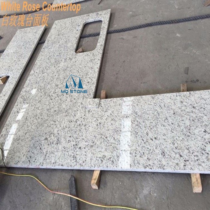 white rose granite countertops