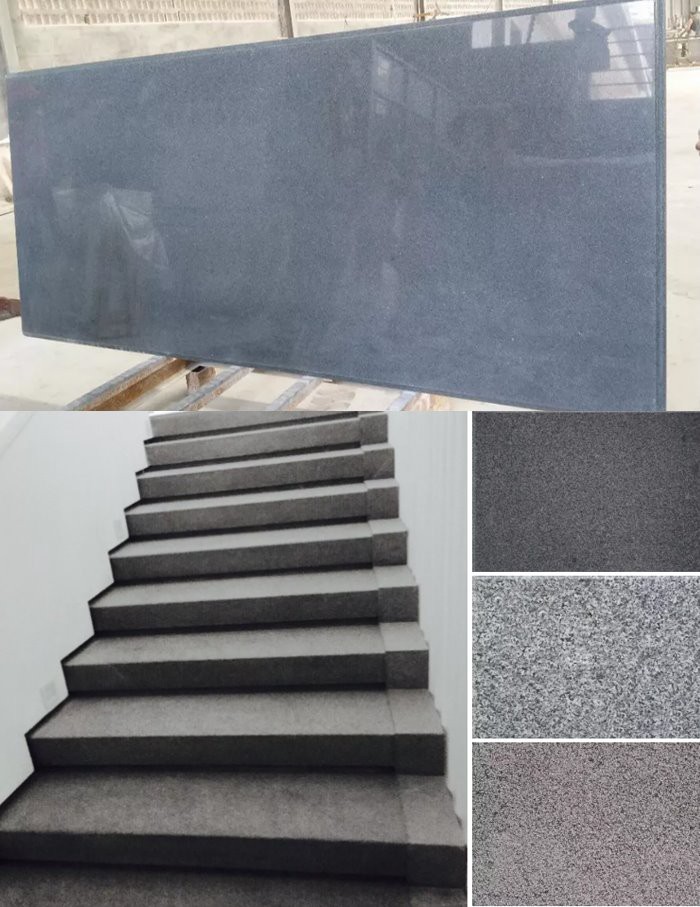 China Gray Granite steps