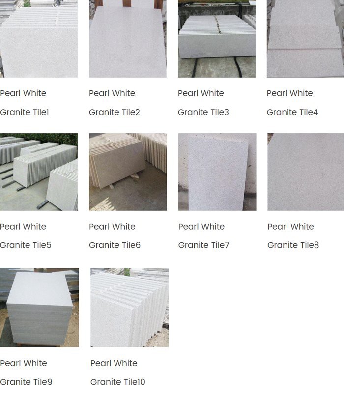 Pearl White Granite tiles types
