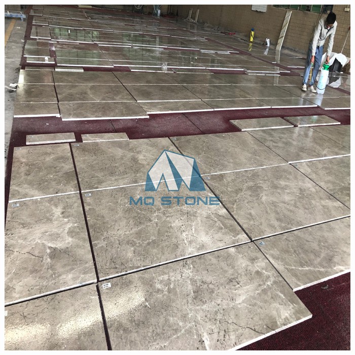 Maya Grey Marble floor tiles