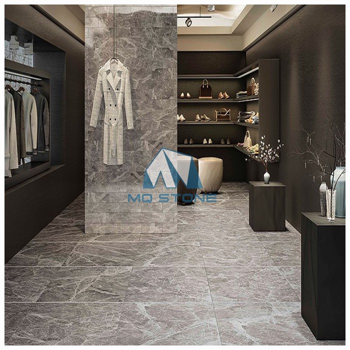 Maya Grey Marble flooring tiles