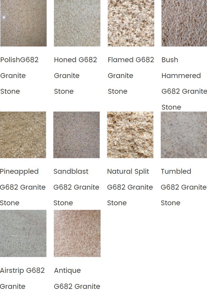 Desert Gold Granite types