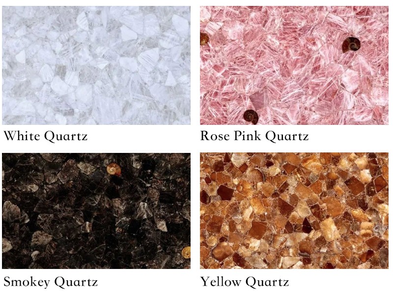 4 Popular Natural Backlit Quartz Stone