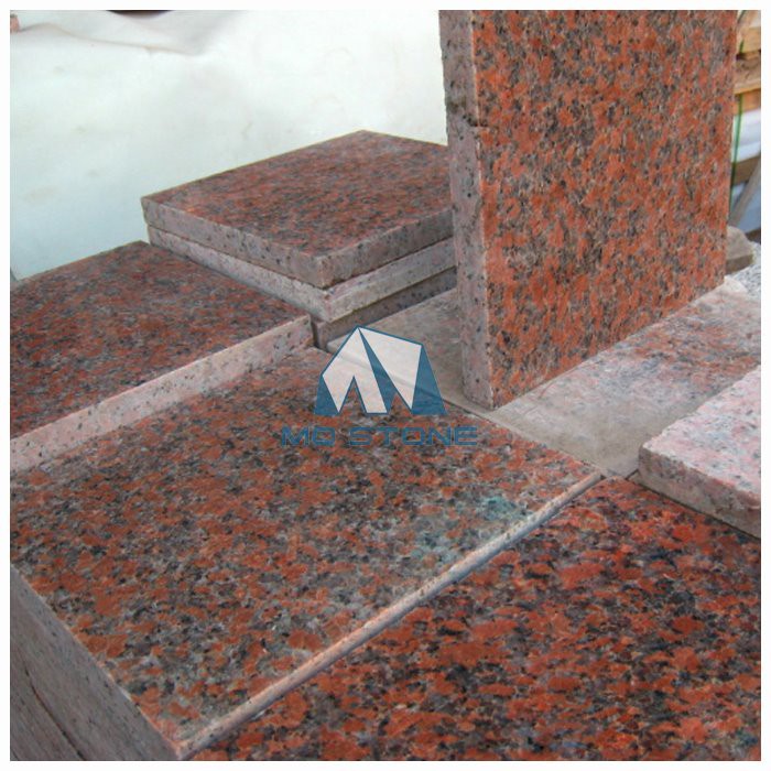Polished Maple Red Granite tiles