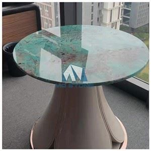 Amazonite Green Quartzite Side Table