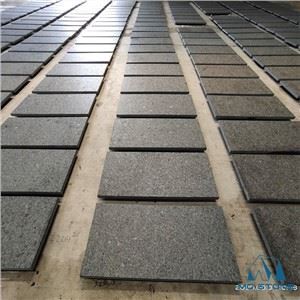 Angola Black Granite Tiles Floor