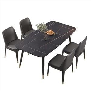 Black Sintered Stone Dining Table