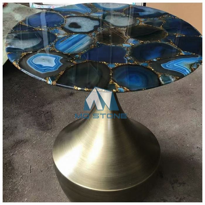 Blue Agate End Table