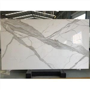 Calacatta White Nano Glass Stone