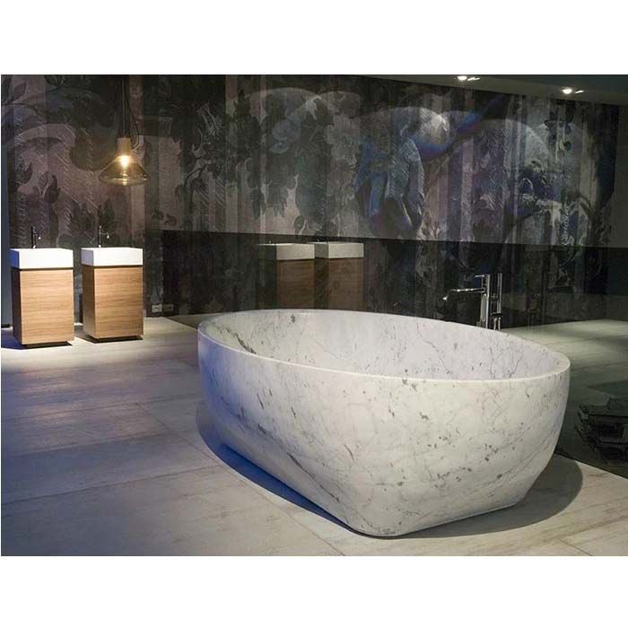Cararra White Marble Bathtub