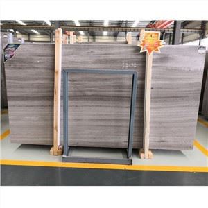 China Grey Wooden Marble Slabs