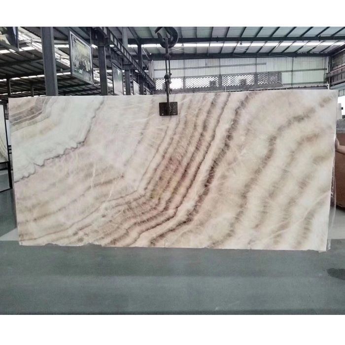 China Wooden Beige Onyx Slabs