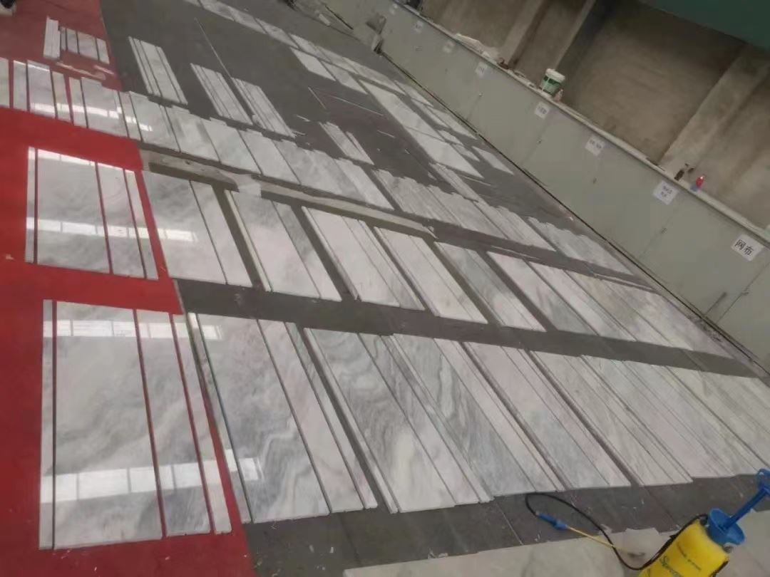 Application of marble dry lay out