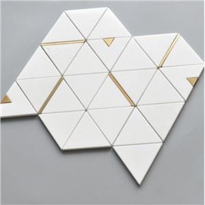Marble And Metal Mosaic Wall Tiles