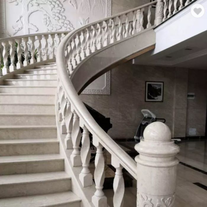Natural Granite Stair Handrail