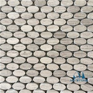 Oval Marble Mosaic Tile