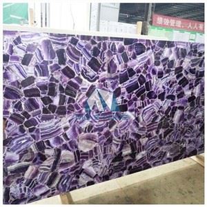 Purple Fluorite Gemstone Slabs