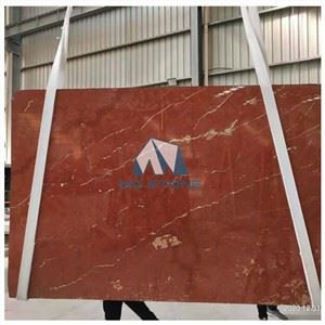 Rosso Alicante Marble Slabs For Flooring Tile