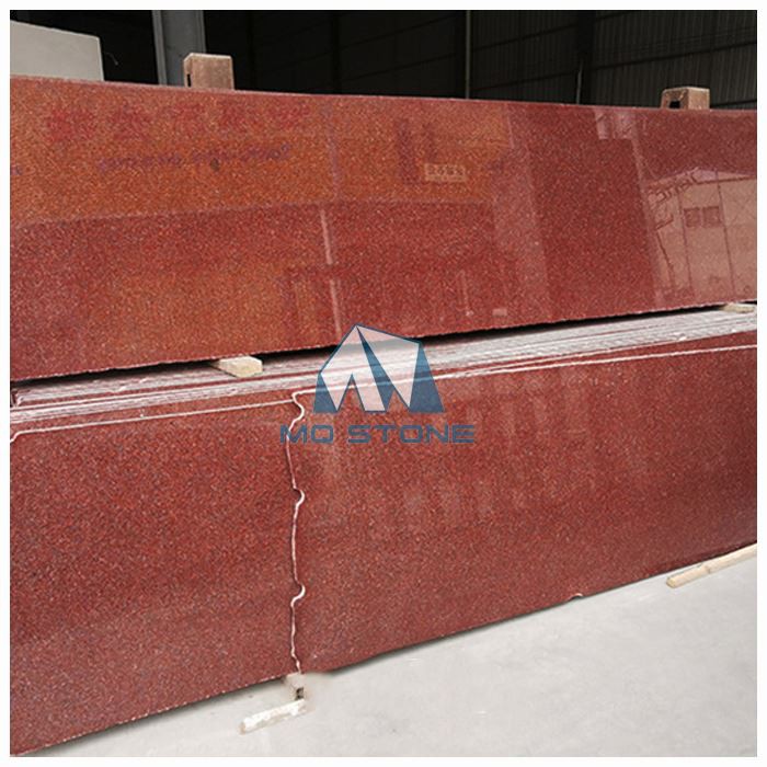 Ruby Red Granite Slab