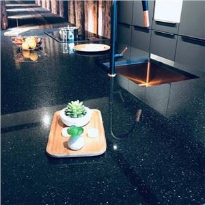Shiny Black Granite Countertops