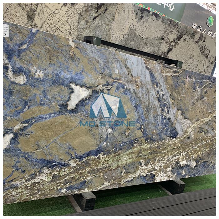 Sodalite Blue Granite Countertop Slab